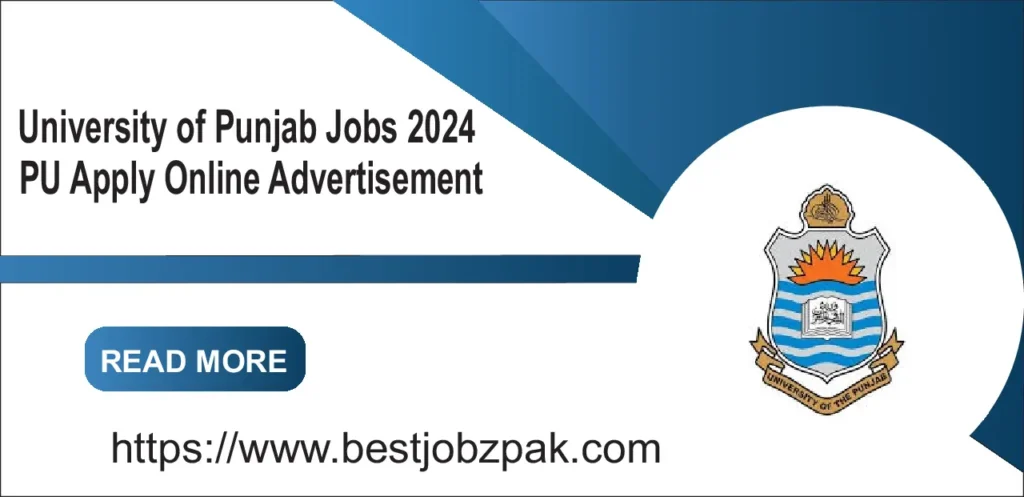 University of Punjab Jobs 2024 PU Apply Online Advertisement