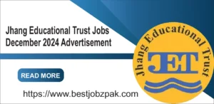 Jhang Educational Trust Jobs December 2024 Advertisement