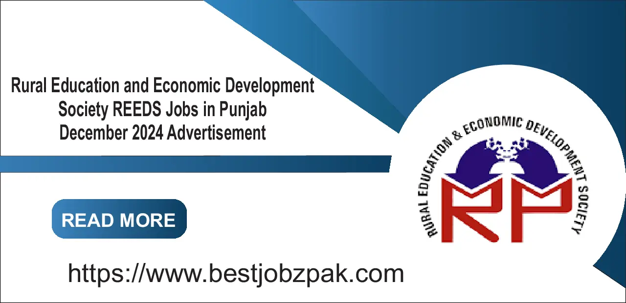 Rural Education and Economic Development Society REEDS Jobs in Punjab December 2024 Advertisement