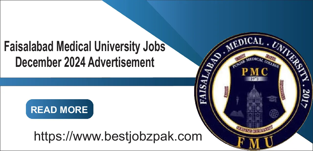 Faisalabad Medical University Jobs December 2024 Advertisement